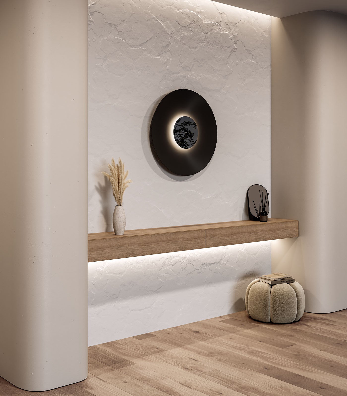 Aromas BigCoss Wall Lights 2700K Matte Black 25W - ARO.A1203/80