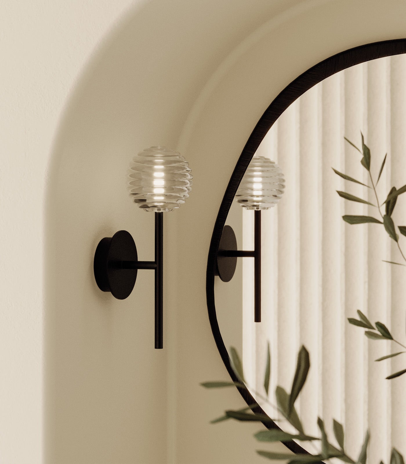 Aromas Doul Wall Lights 2700K Matte Black/ Matte Brass 3W - ARO.A1310/NEG, ARO.A1310/ORO