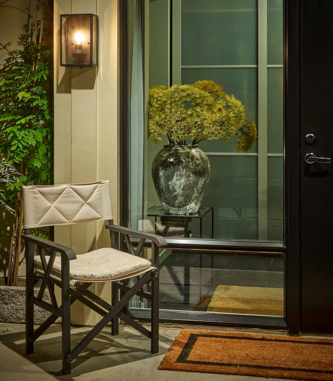 Norlys Lofoten Clear Flush Exterior Wall Lights Black IP44 - NLYS.1940B