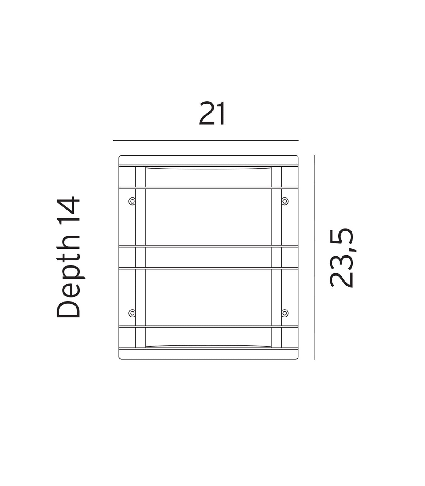Norlys Stockholm Flush Exterior Wall Lights Black / Galvanized Steel IP54 - NLYS.226, NLYS.220 - Norlys