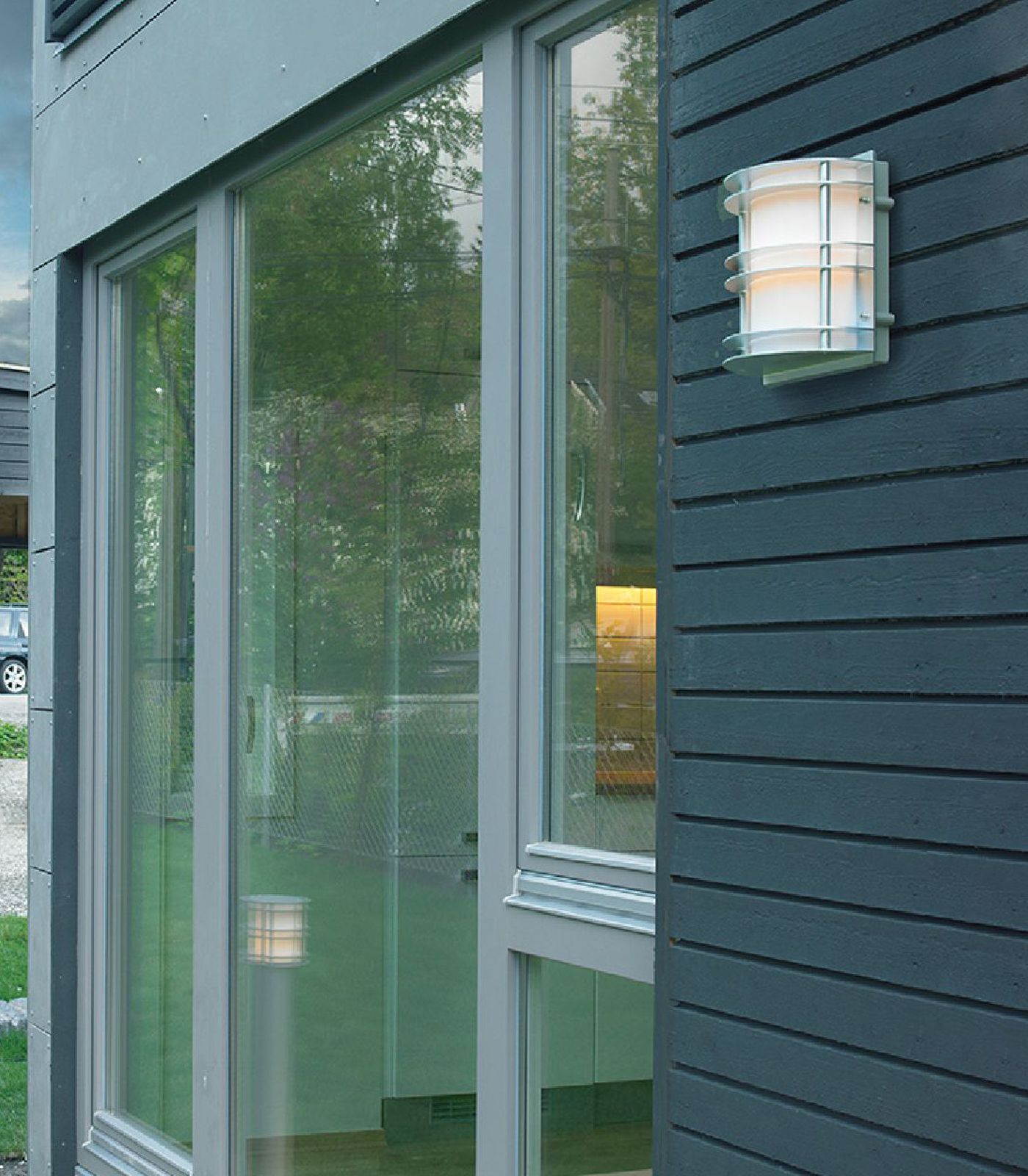 Norlys Stockholm Flush Exterior Wall Lights Black / Galvanized Steel IP54 - NLYS.226, NLYS.220