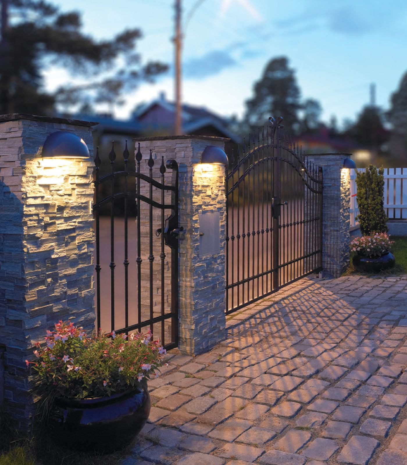 Norlys Halden Exterior Wall Lights White / Aluminium / Graphite IP65 - NLYS.510W, NLYS.510AL, NLYS.510GR