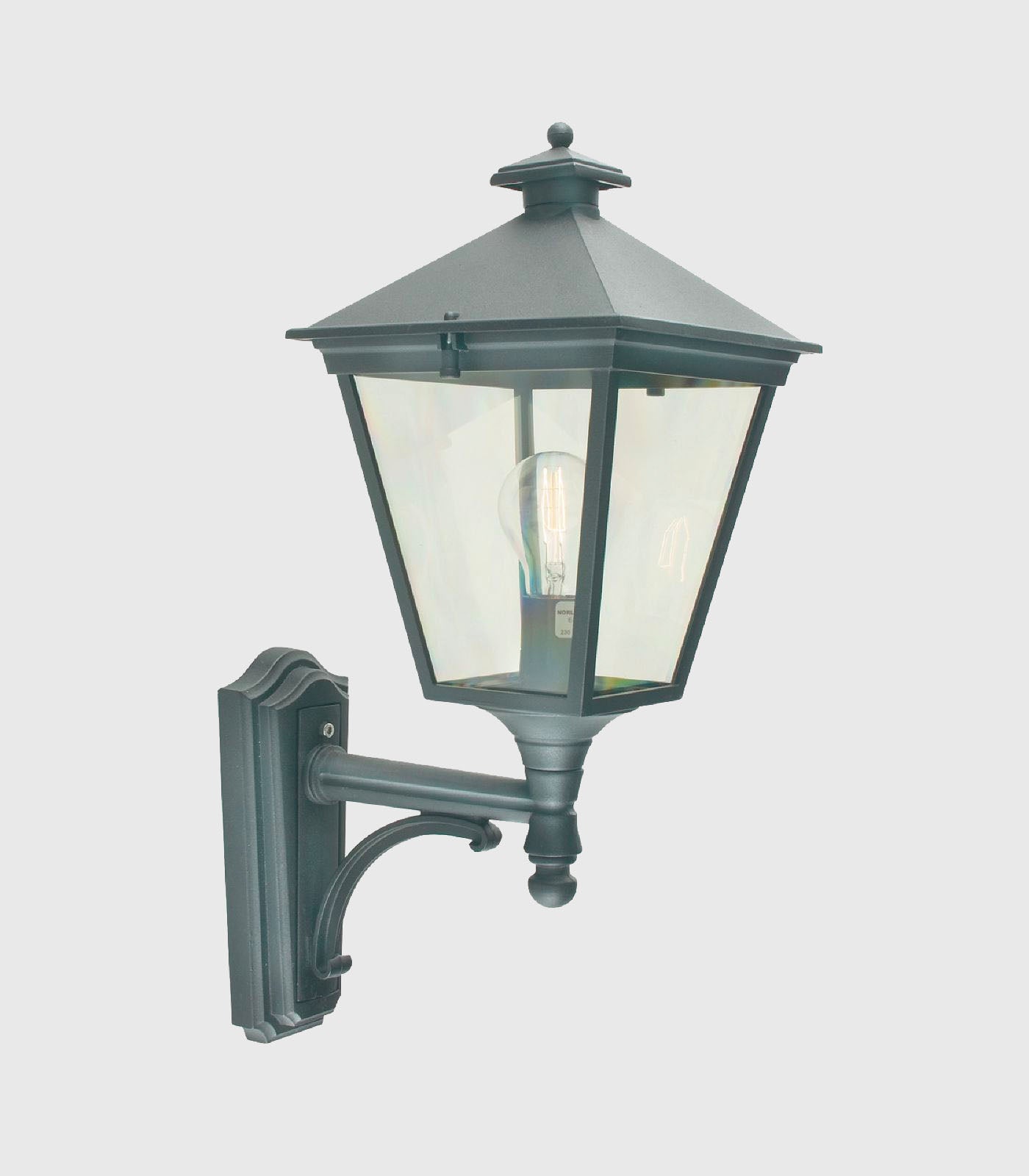 Norlys London Arm Small/Large Exterior Wall Lights Black / White IP54 - NLYS.480, NLYS.481, NLYS.490, NLYS.493- Norlys