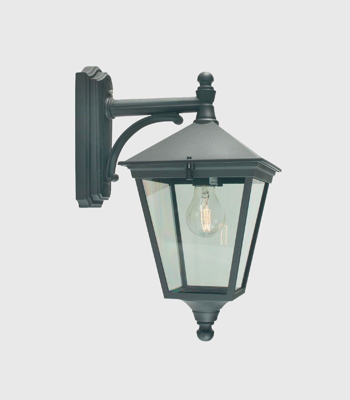 Norlys London Arm Small/Large Exterior Wall Lights Black / White IP54 - NLYS.480, NLYS.481, NLYS.490, NLYS.493- Norlys