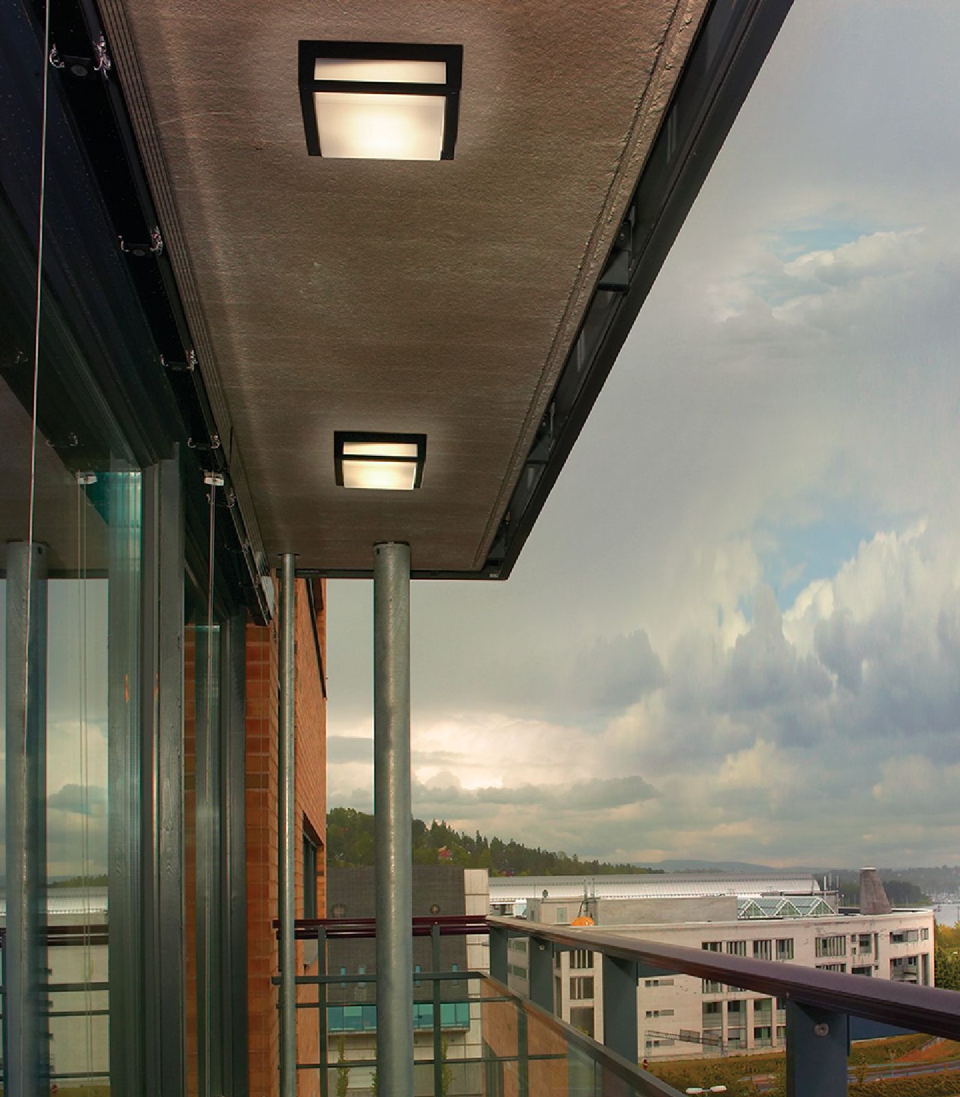 Norlys Nordland Ceiling Light Aluminium / Graphite / White IP65 - NLYS.7120