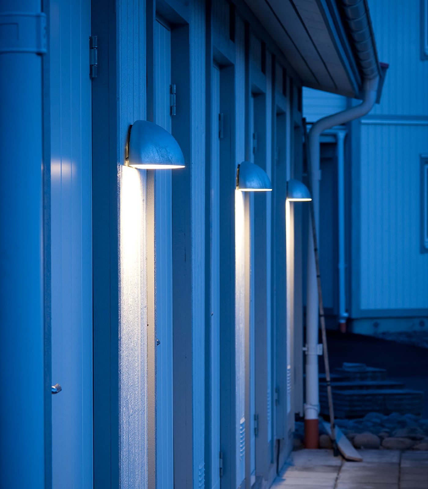 Norlys Paris Exterior Wall Lights Black / White / Galvanized IP43 - NLYS.160, NLYS.163