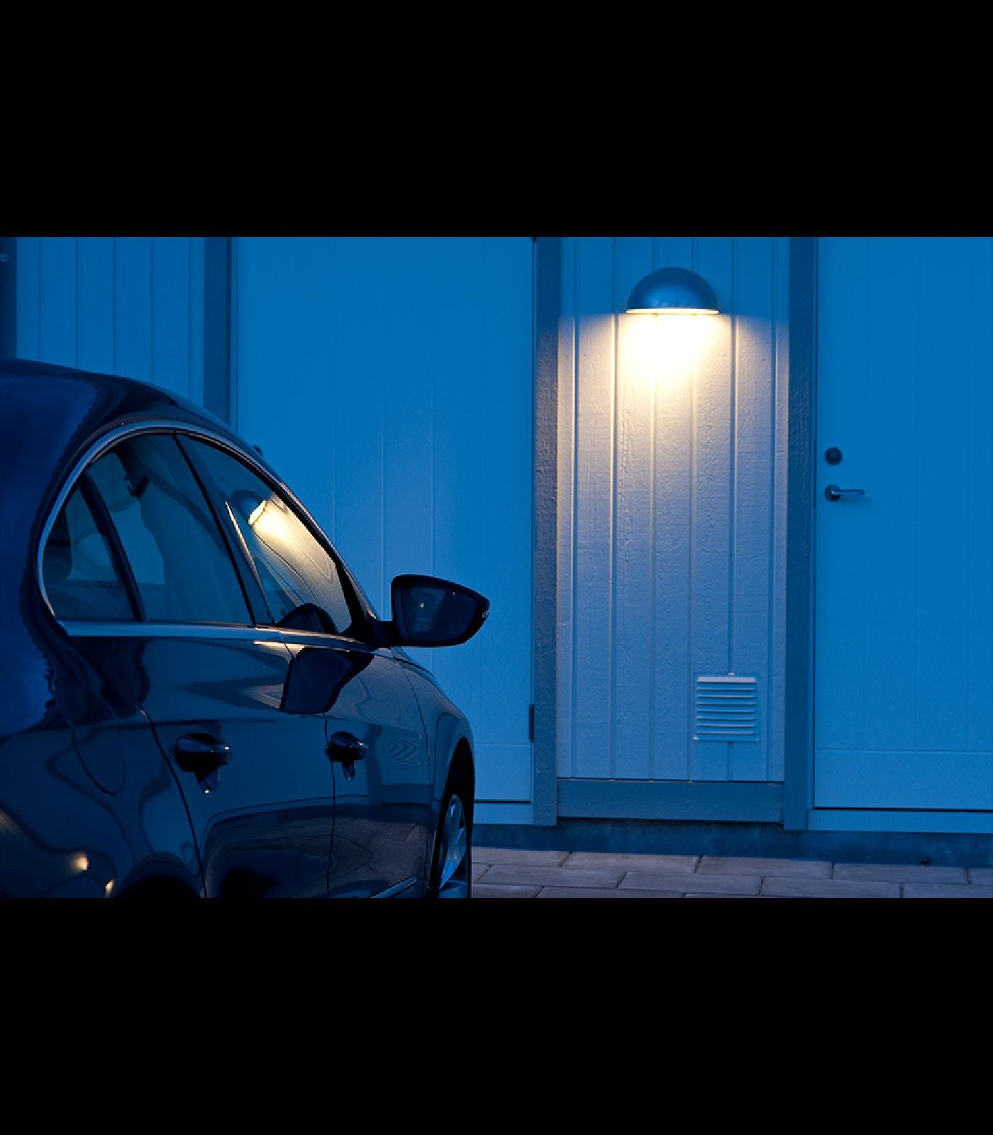 Norlys Paris Exterior Wall Lights Black / White / Galvanized IP43 - NLYS.160, NLYS.163