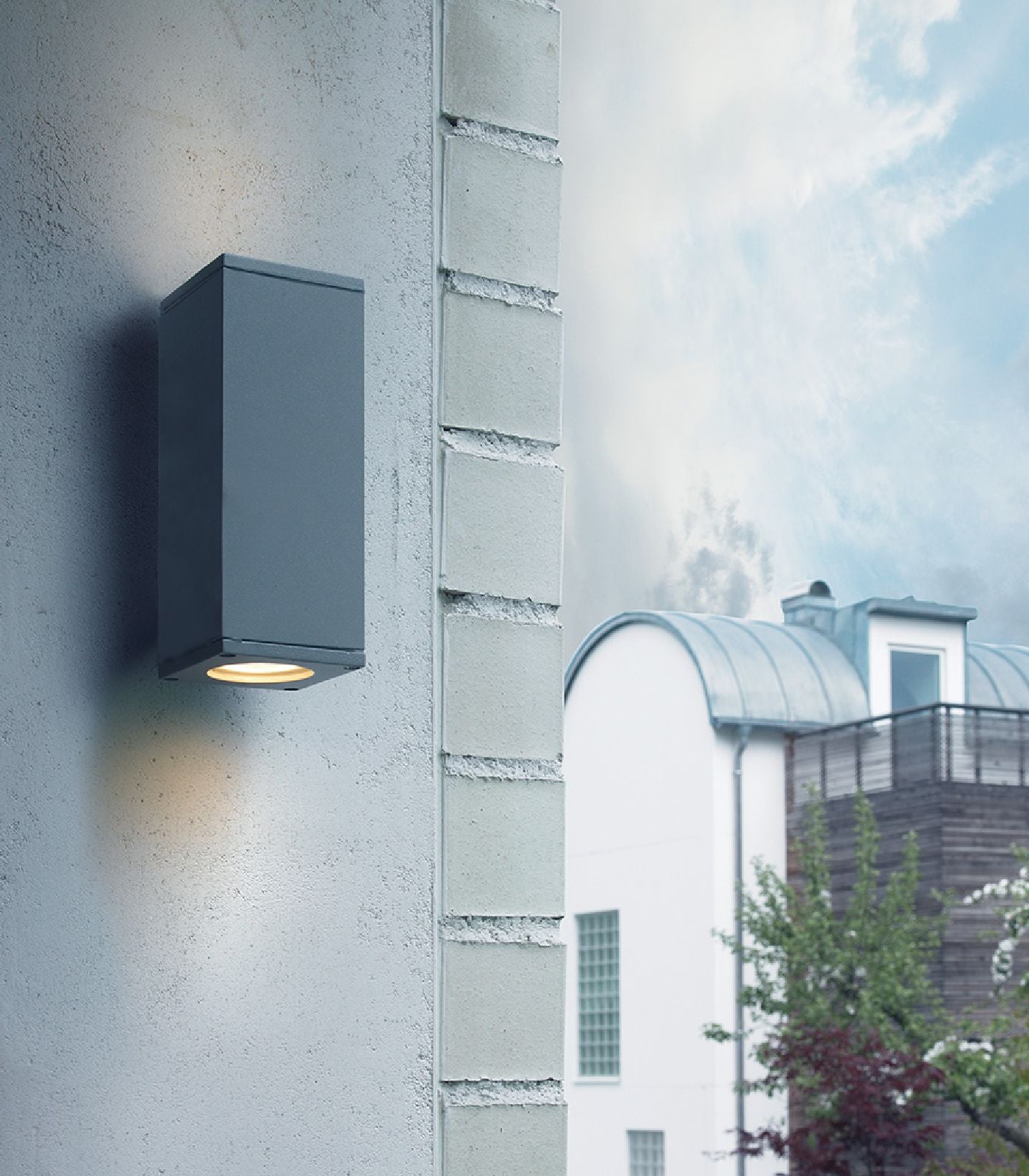 Norlys Sandvik Exterior Wall Lights Black / White / Aluminium / Graphite IP65 - NLYS.1740, NLYS.1730 - Norlys