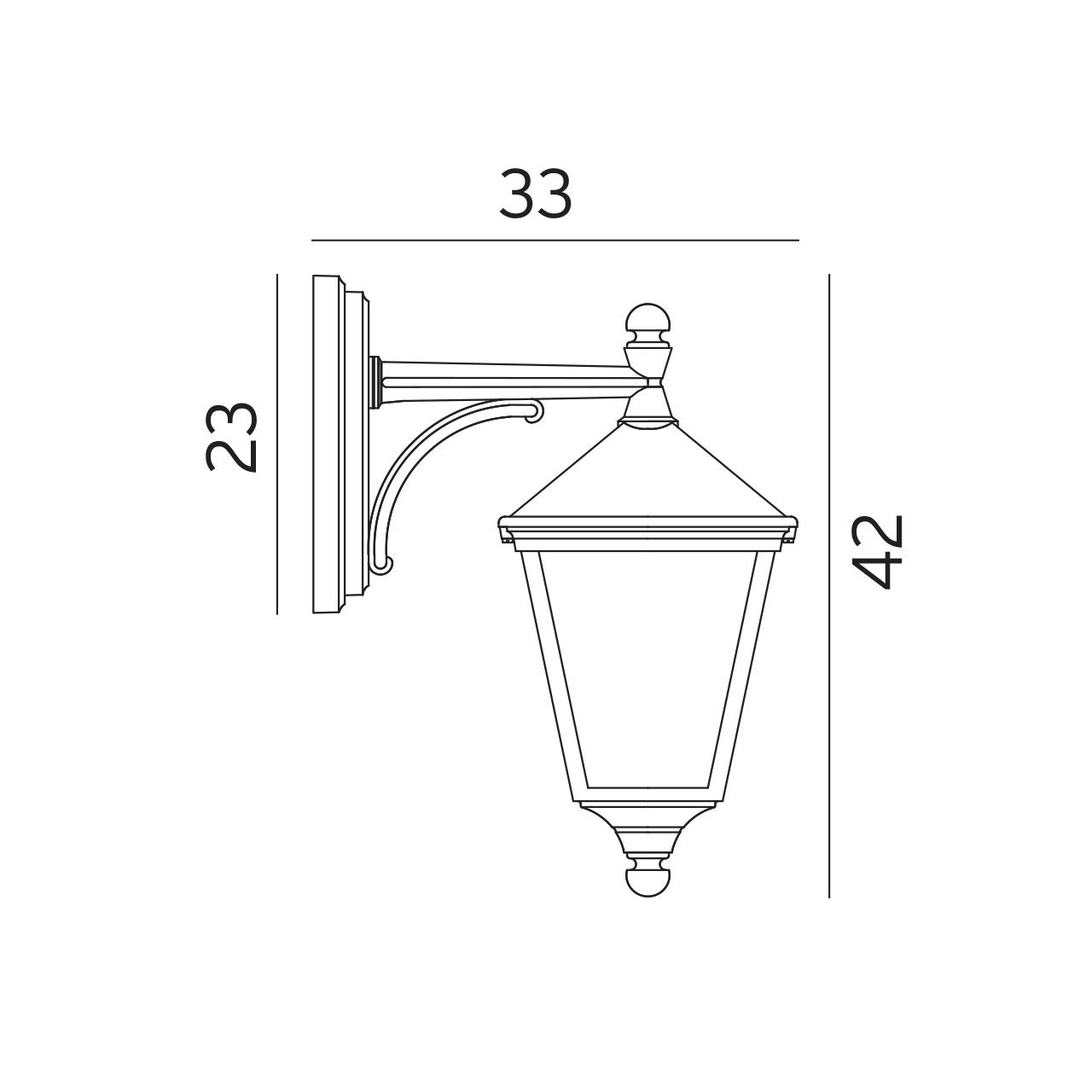Norlys London Arm Small/Large Exterior Wall Lights Black / White IP54 - NLYS.480, NLYS.481, NLYS.490, NLYS.493- Norlys