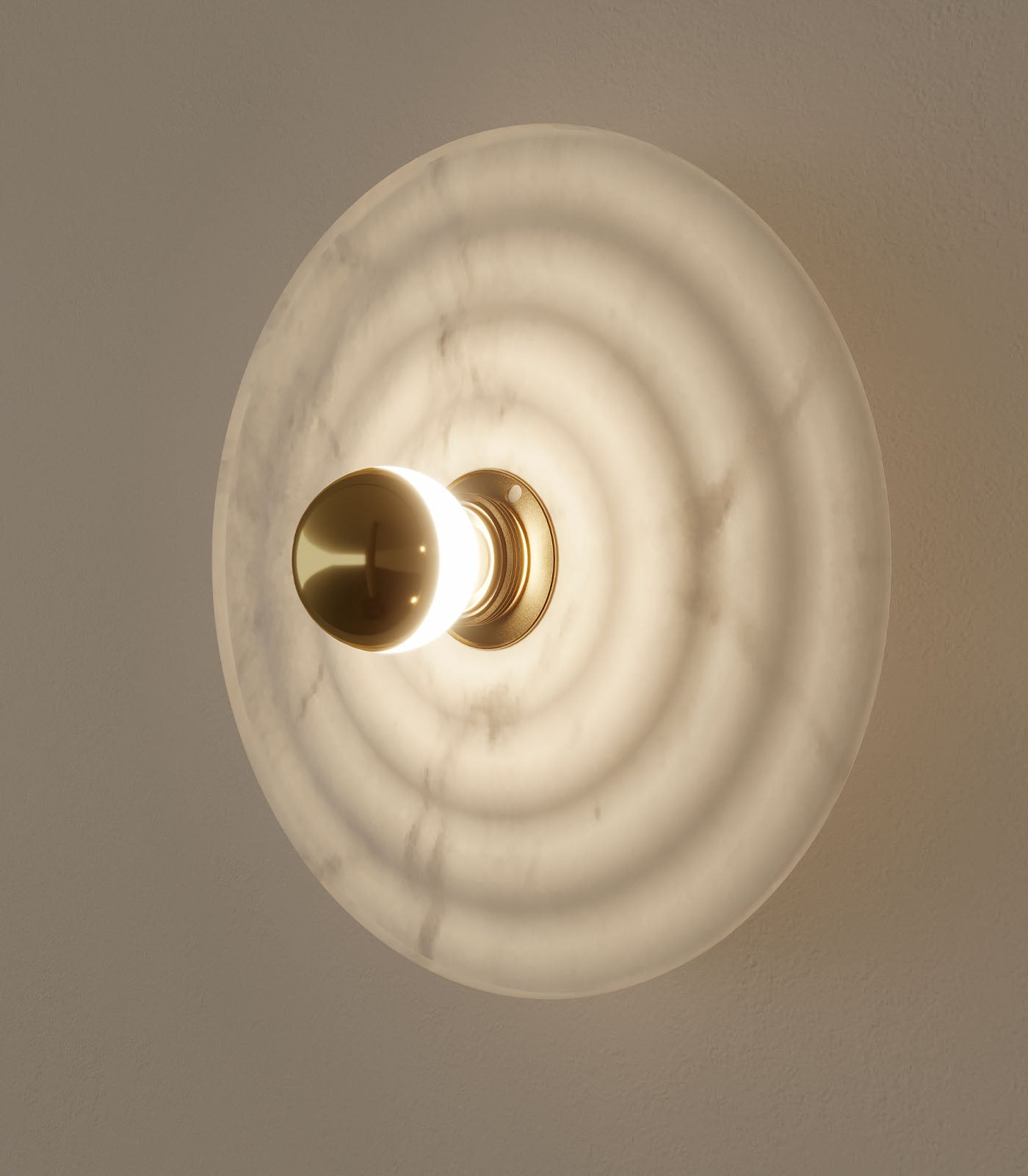 Aromas Wave Interior Wall Light Black/ Brass/ Chrome- ARO.A1053