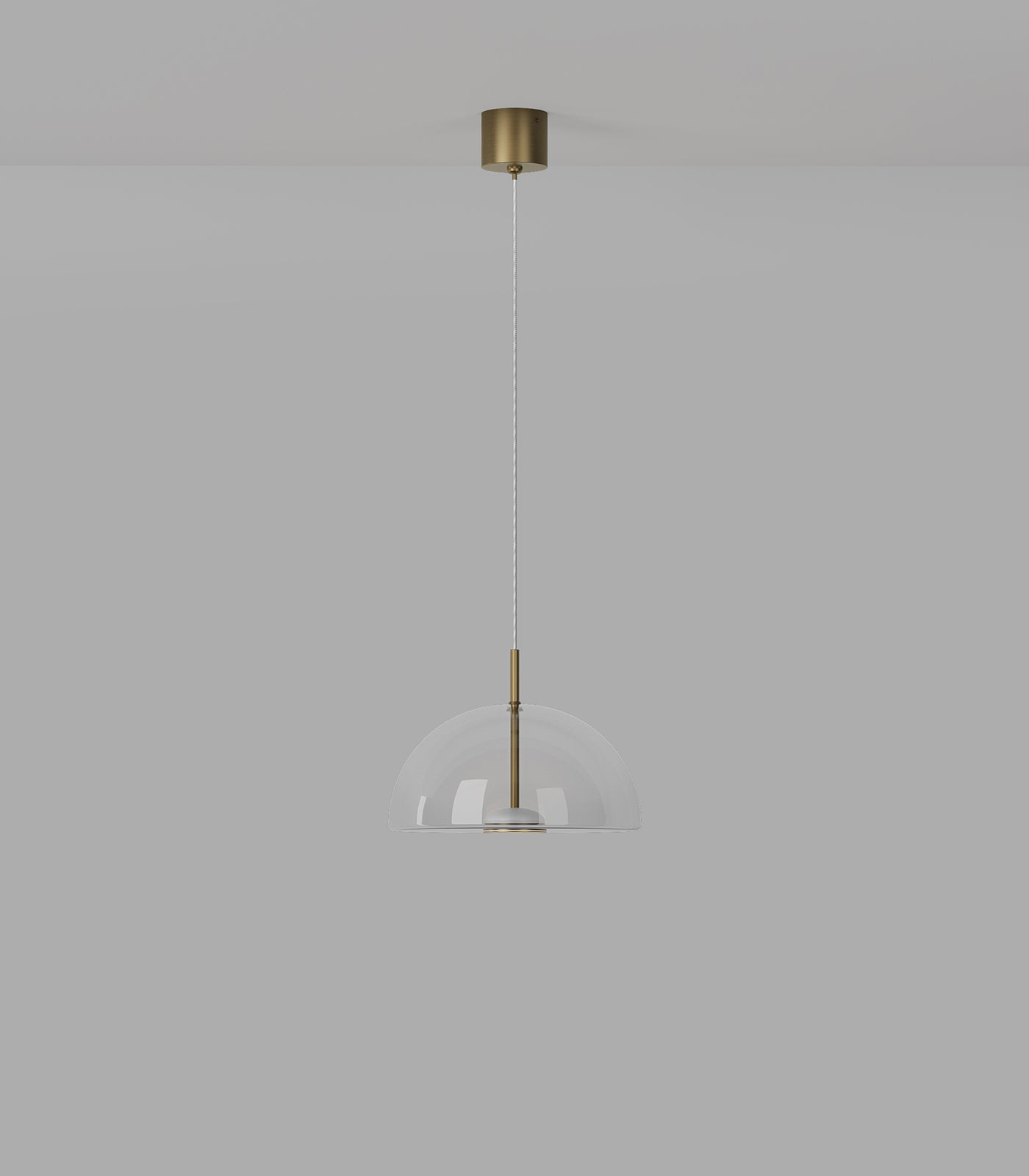 Lighting Republic Dome Air Interior Pendants 2700K Clear/ Frosted 4W- LR.i02.70.DM.CL.OB, LR.i02.70.DM.FR.OB