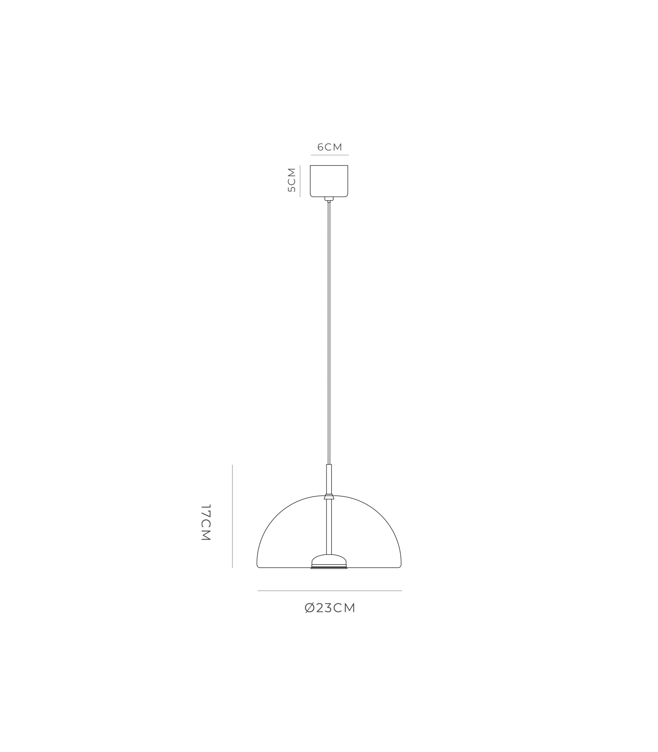 Lighting Republic Dome Air Interior Pendants 2700K Clear/ Frosted 4W- LR.i02.70.DM.CL.OB, LR.i02.70.DM.FR.OB
