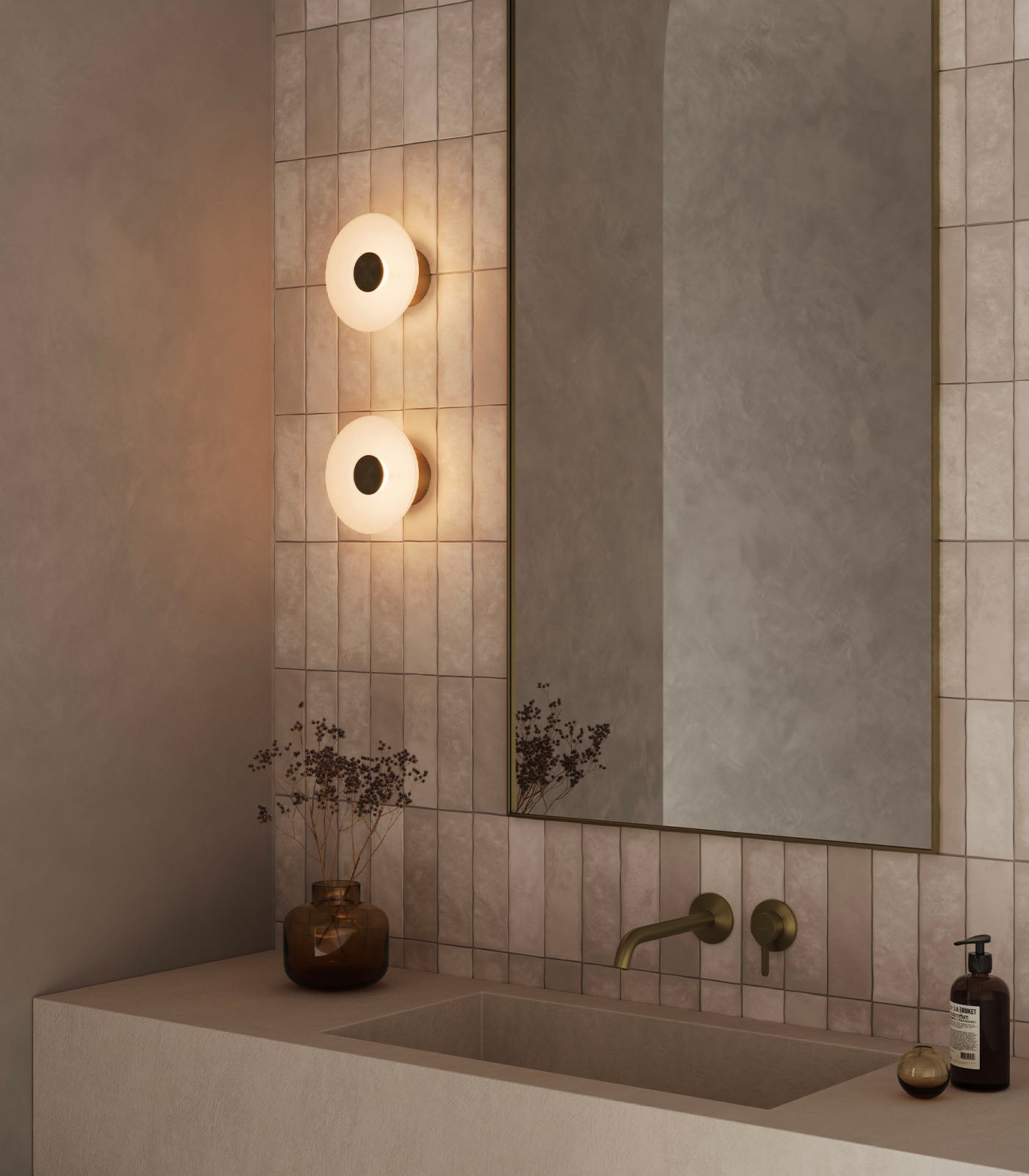 Lighting Republic Dome Air Interior Wall Lights 2700K Clear / White 4W IP44 - LR.i01.70.DM.CL.OB, LR.i01.70.DM.FR.OB