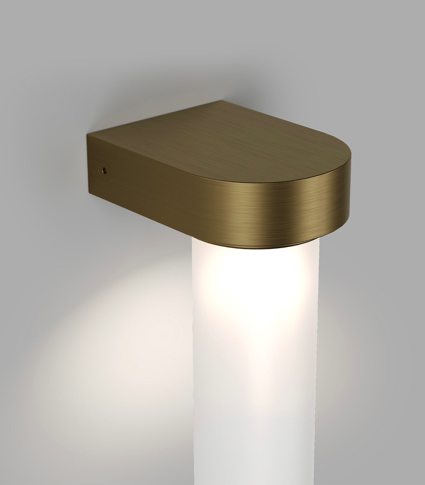 Lighting Republic Edge Interior Wall Light 2700K Old Brass/ Iron 4W IP44- LR.i01.75. + LR.A05.001.