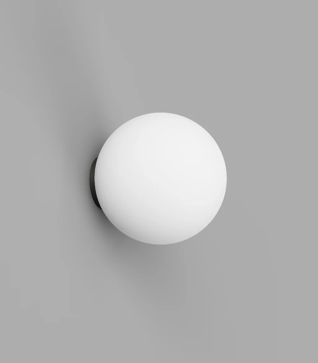 Lighting Republic Orb Mirror Interior Wall Light White/ Old Brass/ Iron IP44 - LR.i01.54M. + LR.A03.S.