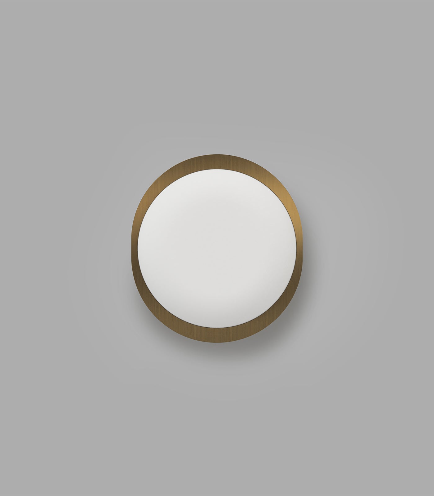 Lighting Republic Bode Round Wall/Ceiling Light 2700K Iron/ Brass/ White 10W IP65- LR.i01.85.RND
