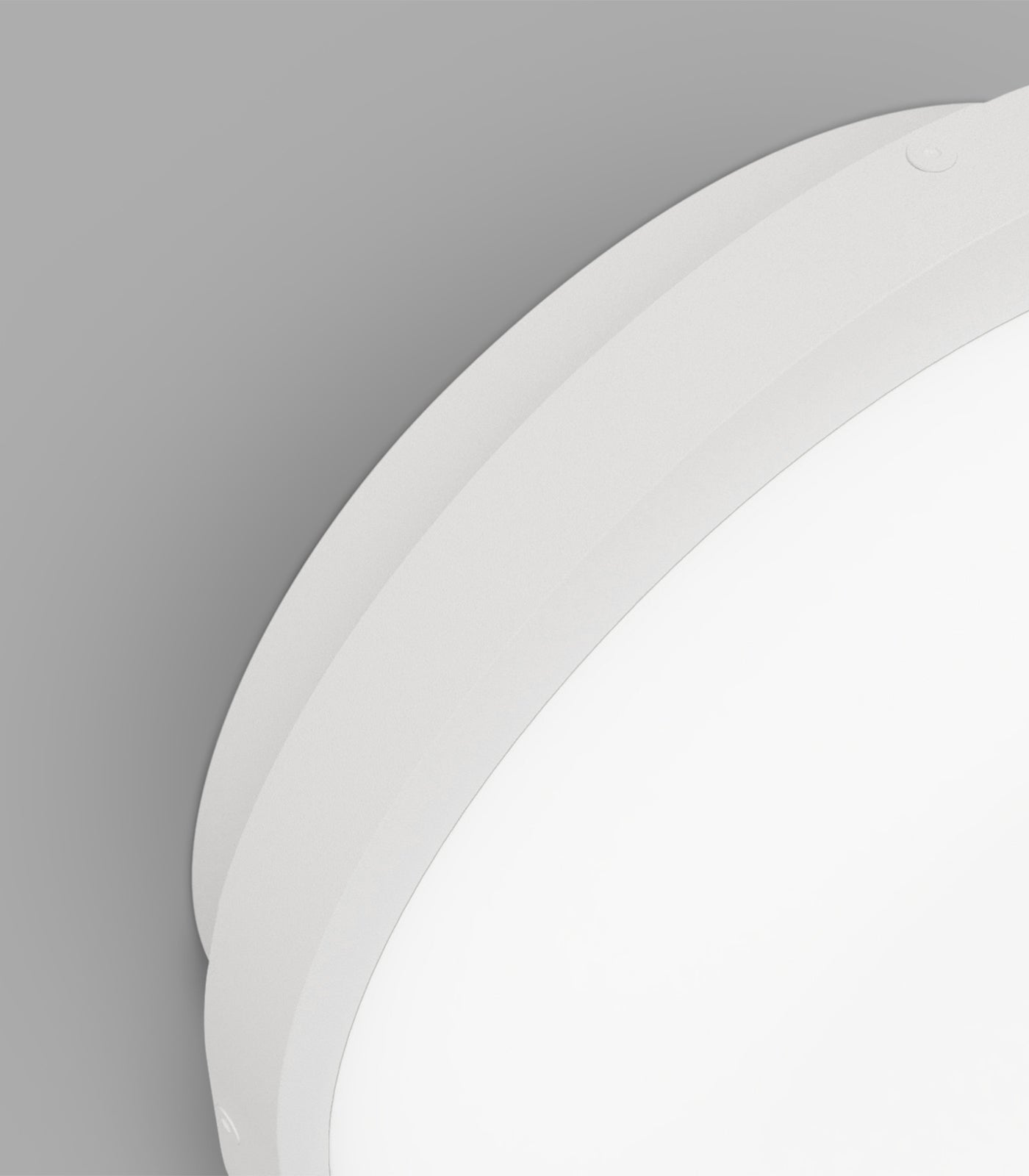 Lighting Republic Bode Round Wall/Ceiling Light 2700K Iron/ Brass/ White 10W IP65- LR.i01.85.RND