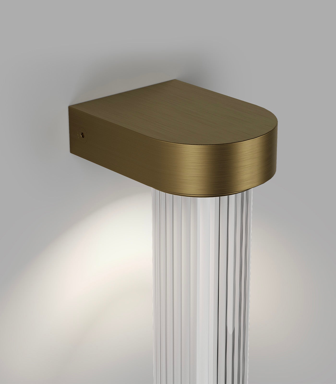 Lighting Republic Edge Interior Wall Light 2700K Old Brass/ Iron 4W IP44- LR.i01.75. + LR.A05.001.