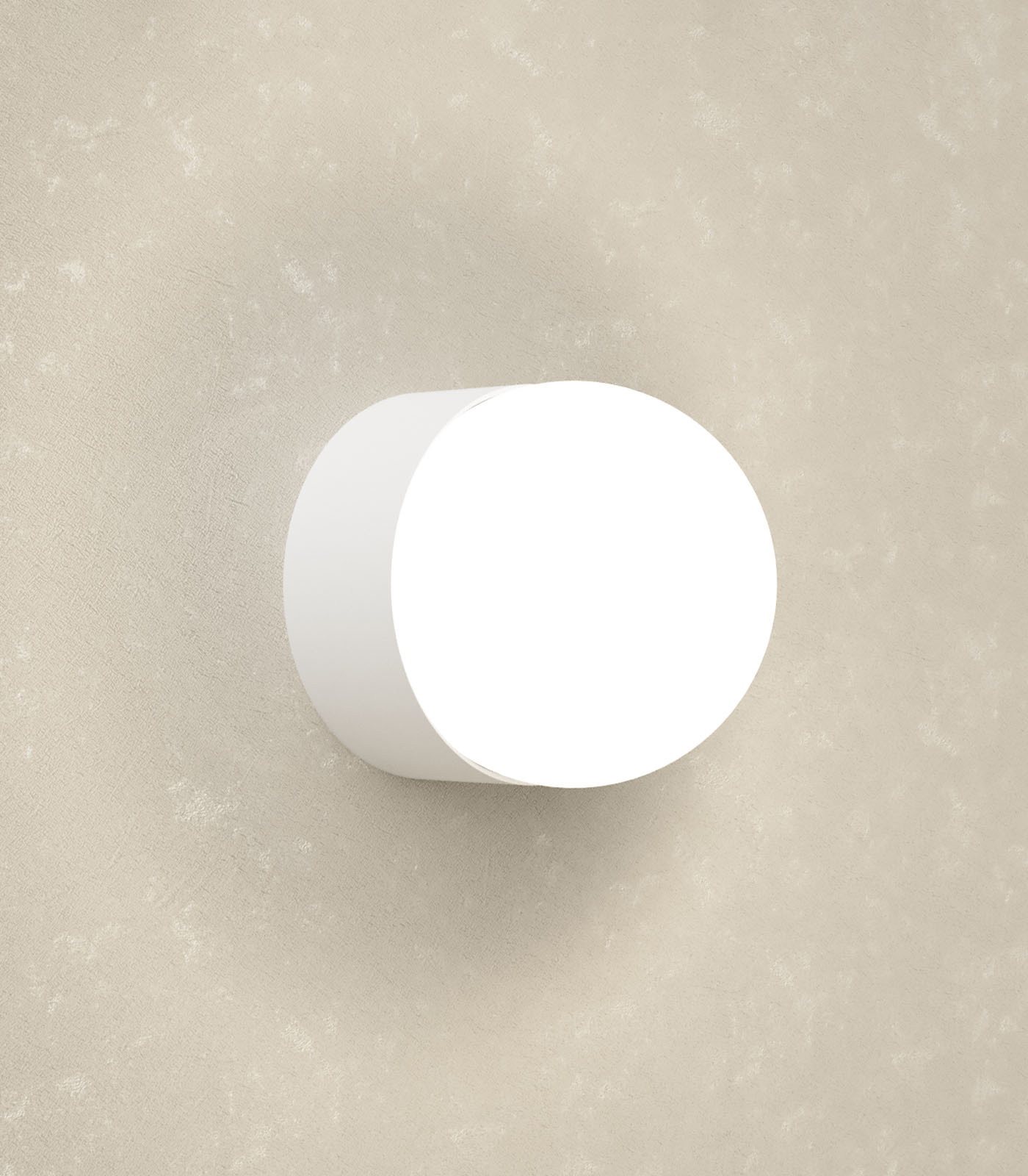 Lighting Republic Orb Sur Mini Interior Wall Light Old Brass / White / Iron IP44 - LR.i01.54e.S. + LR.i01.54M. + LR.A03.S.WH