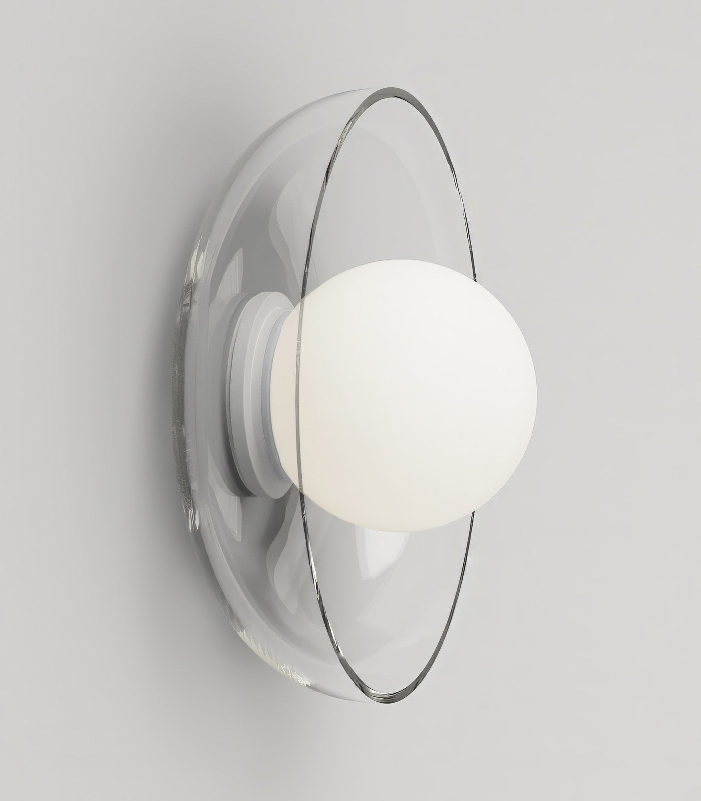 Lighting Republic Orb Artisan Wall Lights Clear/ White 240V IP44- LR.i01.54f.