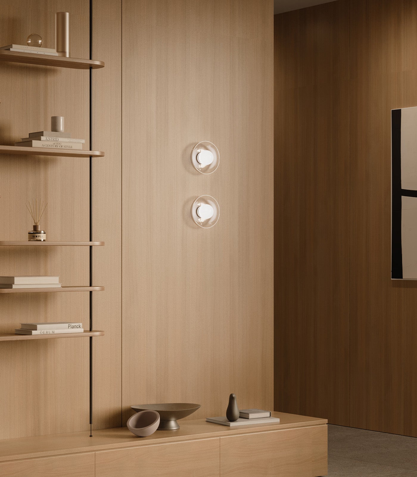 Lighting Republic Orb Artisan Wall Lights Clear/ White 240V IP44- LR.i01.54f.