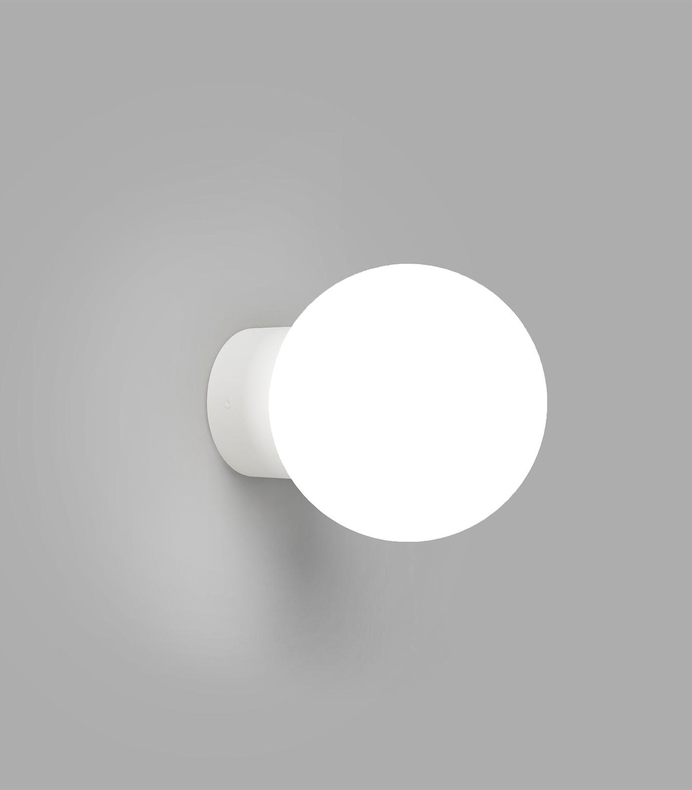 Lighting Republic Orb Deco Wall Lights White/ Iron/ Old Brass 240V IP44- LR.i01.54d