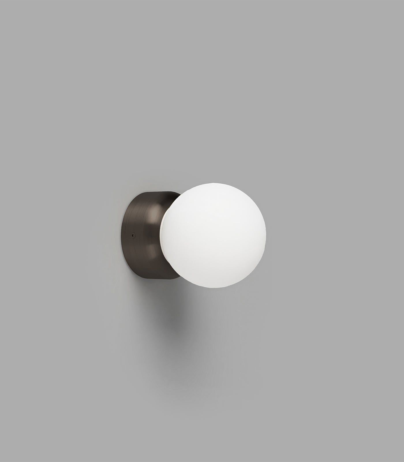 Lighting Republic Orb Deco Wall Lights White/ Iron/ Old Brass 240V IP44- LR.i01.54d