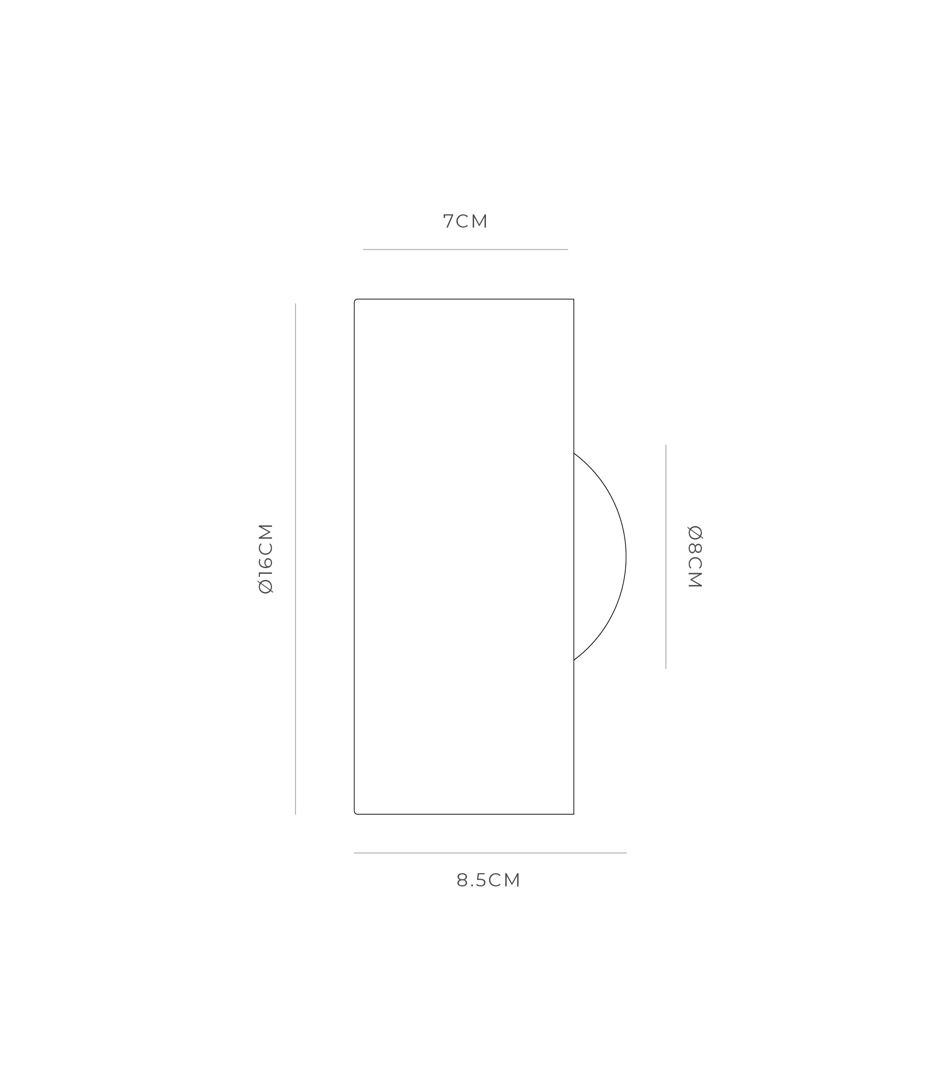 Lighting Republic Orb Sur Large Wall Lights White/ Iron/ Old Brass 240V IP44- LR.i01.54e.L.