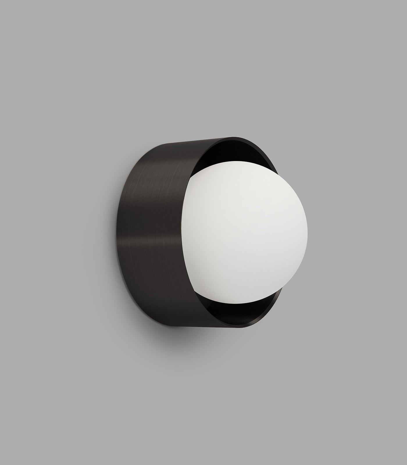 Lighting Republic Orb Sur Large Wall Lights White/ Iron/ Old Brass 240V IP44- LR.i01.54e.L.