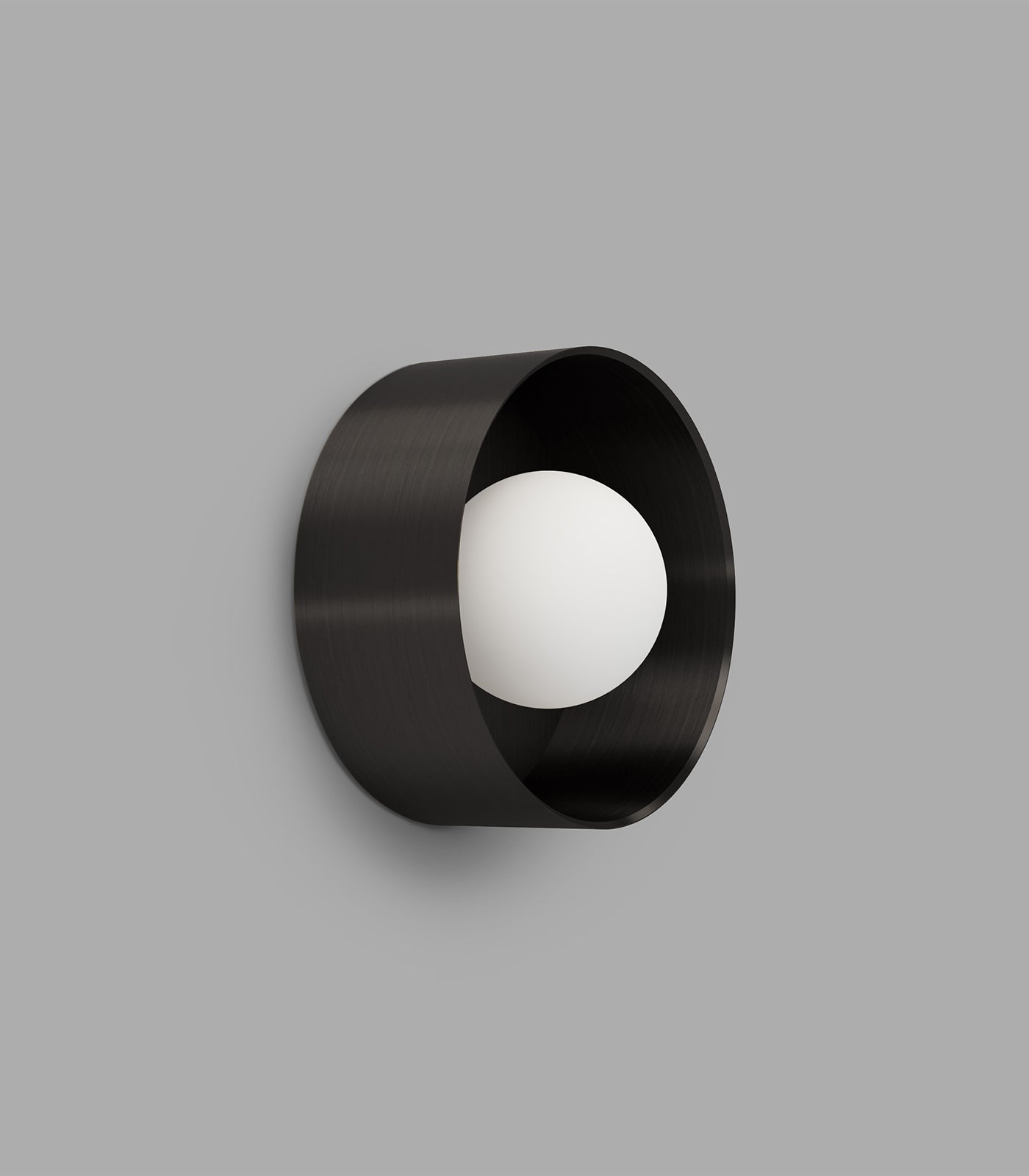 Lighting Republic Orb Sur Large Wall Lights White/ Iron/ Old Brass 240V IP44- LR.i01.54e.L.