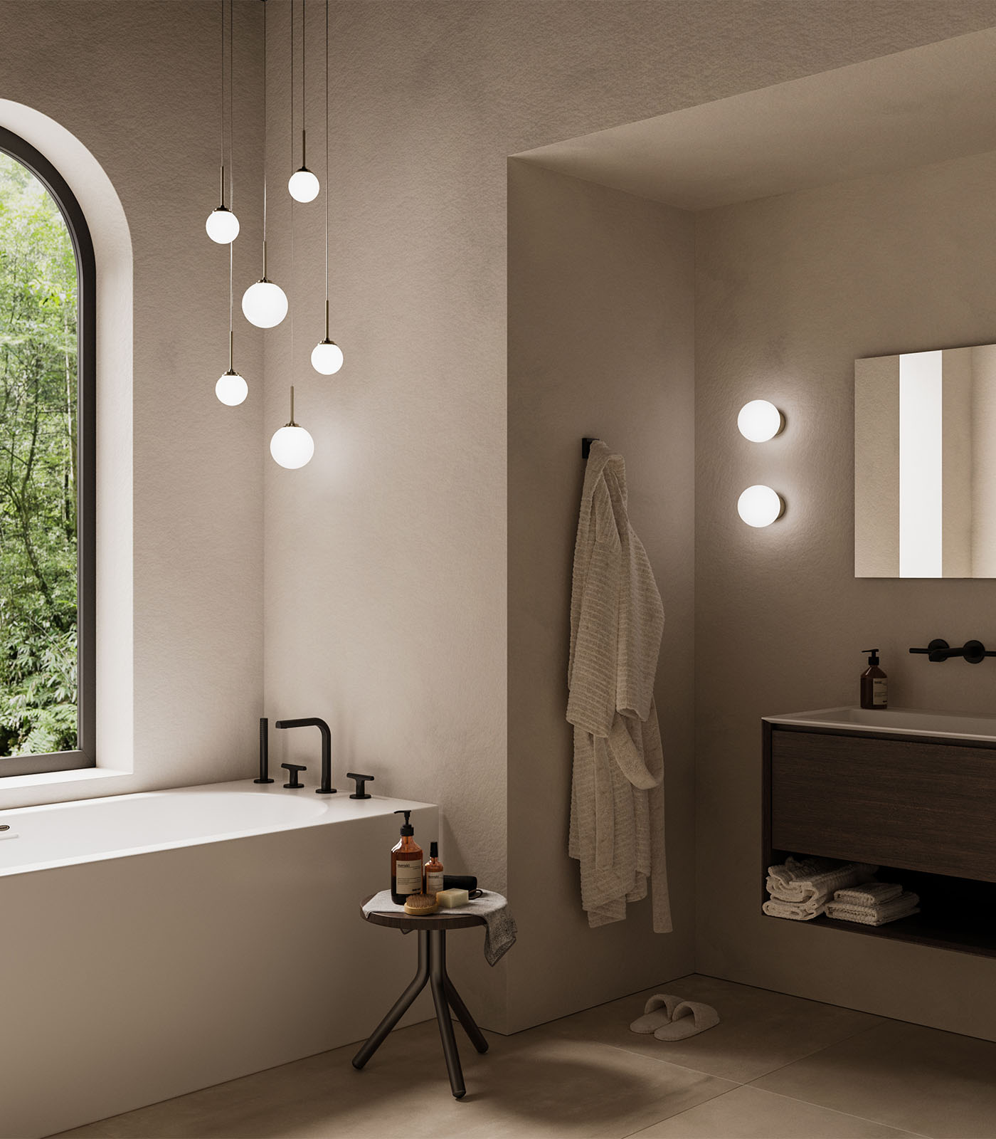 Lighting Republic Pico Pendants Dome/ Small/ Medium IP44- LR.i02.30.OB