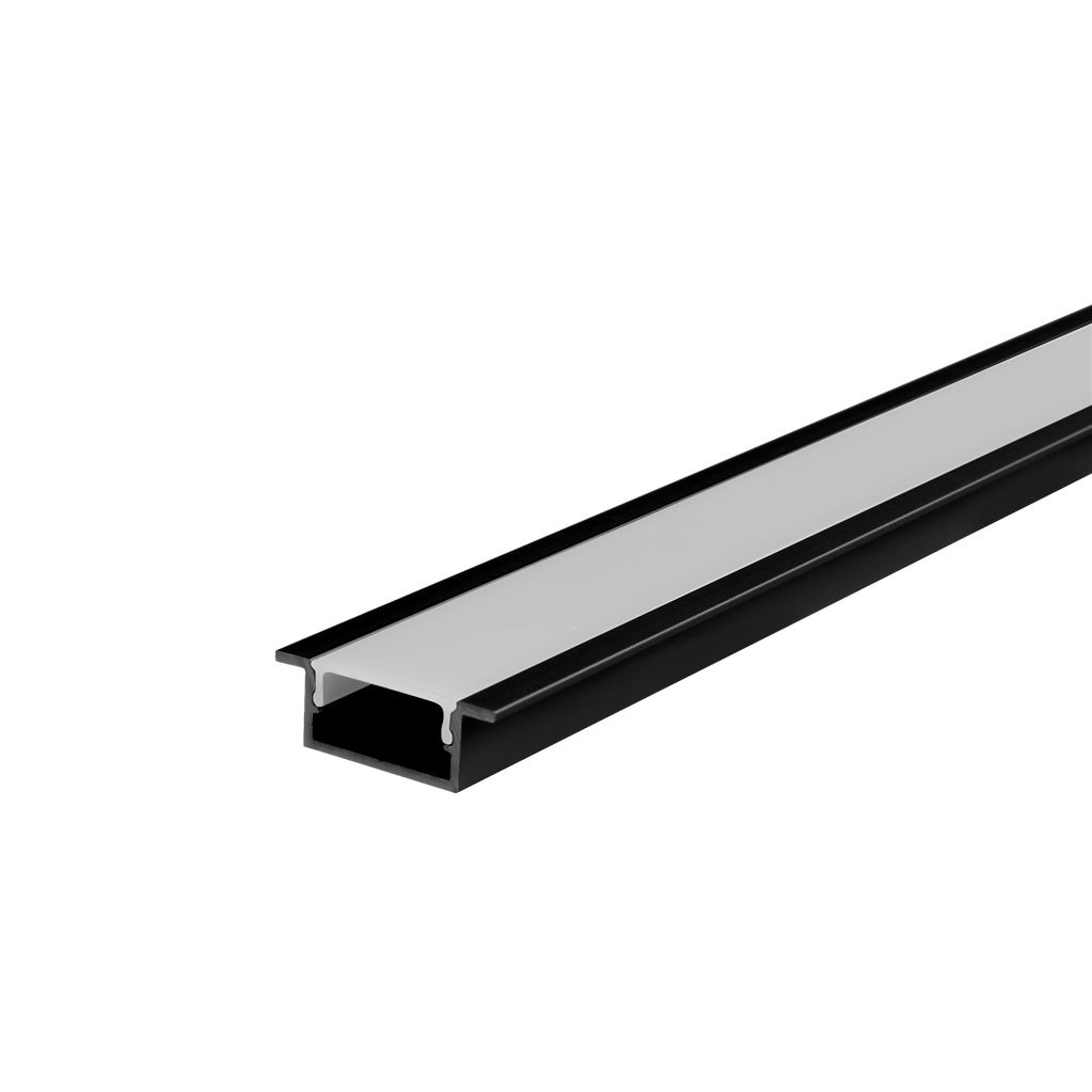 Domus NOVA-20 3M Recessed LED Channels and Accessories Aluminium/ Black/ White- 22933, 22934, 22935