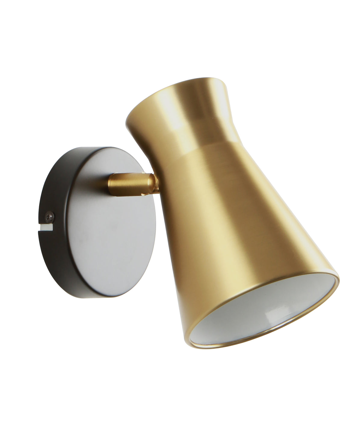 CLA MECTO matt gold adjustable wall light