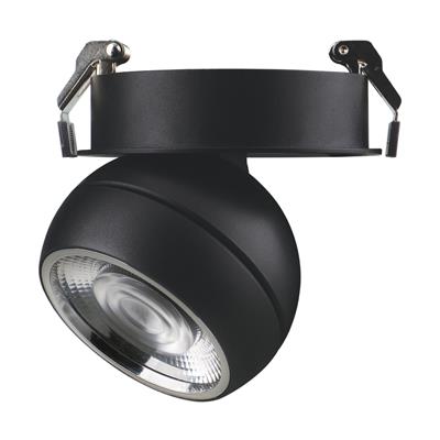 Domus Moon Recessed Ceiling Light Flood Dimmable Pendants Tri - Black/ White 6/9W 240V IP20 - 22804, 22805