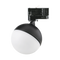 Domus Moon Head Dimmable Opal LED Track Light Tri - Black / White 6/9W 240V IP20 - 22798, 22799 -  Domus Lighting