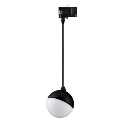 Domus Moon 3 Circuit 1.5M Dimmable Pendant Opal LED Track Light Tri - Black / White 6/9W 240V IP20 - 22790, 22791- Domus Lighting