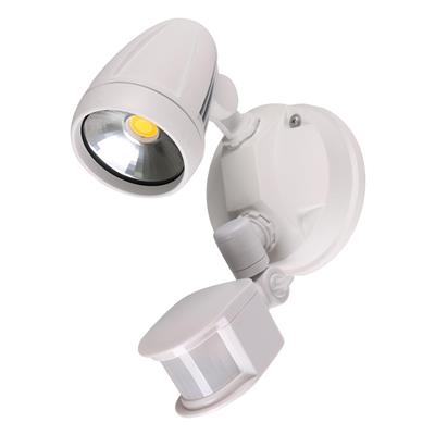 Domus Muro-Pro- 15S Single Head LED Spotlight Exterior Wall Lights Tri - Black/ Dark Grey/ White 15W 240V IP54 - 25056, 25057, 25058