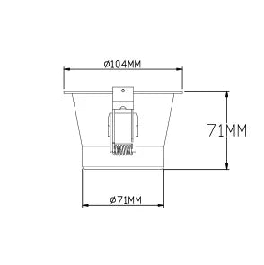 SAL PARKES LED Downlights Tri- White 8/11W 240V IP20- S914XTC