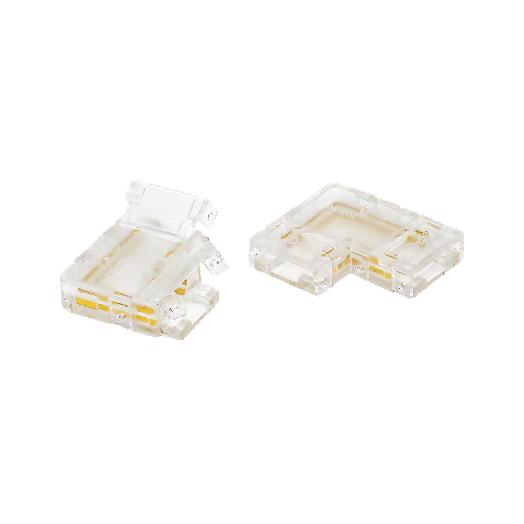 Domus PLEX-COB L-SHAPE STRIP TO STRIP CONNECTOR Accessories Clear - 23993 5 PACK - Domus Lighting