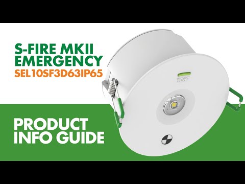 SAL S-FIRE MKII SEL10SF3D63 LED Emergency White 1.8W 240V IP65 - SEL10SF3D63IP65
