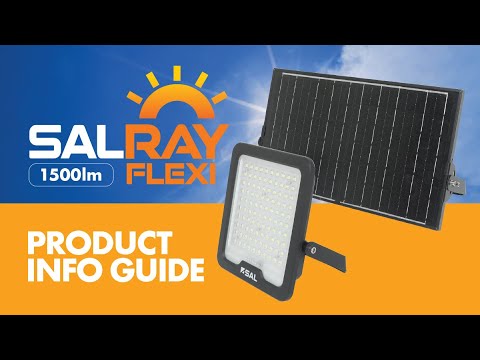 SAL SALRAY 1500 FLEXI LED Flood Lights 5000K Black 10W IP65- SSPF1500