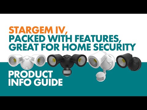 SAL STARGEM IV SES7070/2TC WITH SENSOR LED Flood Lights Tri- Black/ White 24W 240V IP54 - SES7070/2TC/WH, SES7070/2TC/BK