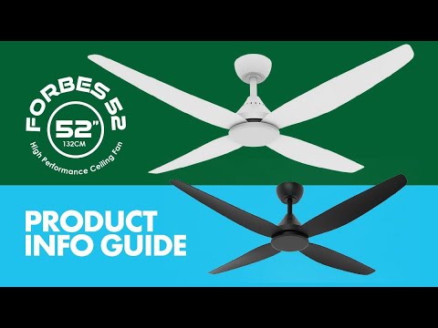 SAL FORBES 52 SDCF11/52/4 4 Blade Ceiling Fans 30W 240V- SDCF11/52/4