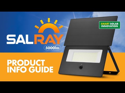 SAL SALRAY 5000 LED Flood Lights 6500K Black 36W 240V IP65- SSIF5000