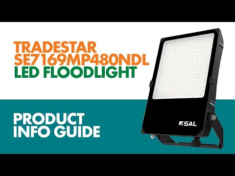 SAL TRADESTAR SE7169MP480NDL LED Flood Lights 5000K Black 240/360/480W 240V IP66 - SE7169MP480NDL