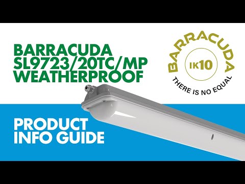 SAL BARRACUDA LED Emergency Tri- Grey 12/40W 240V IP65- SL9723TC/MP/EM