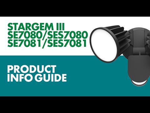 SAL STARGEM III SES70801TC LED Flood Light Tri - Black / White 15W 240V IP54 - SES7080/1TC/BK, SES7080/1TC/WH - SAL Lighting