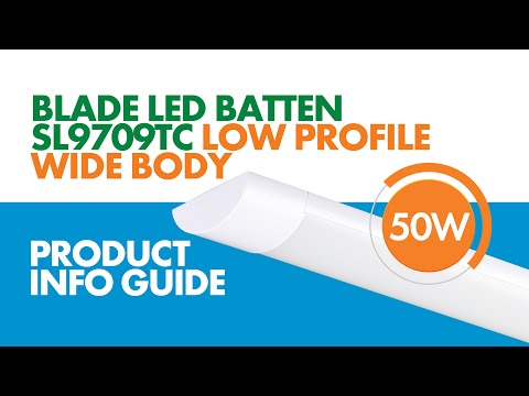 SAL Blade SL9709 TC LED Linear Batten Tri- White 25W/ 45W/ 50W 240V IP20 - SL9709
