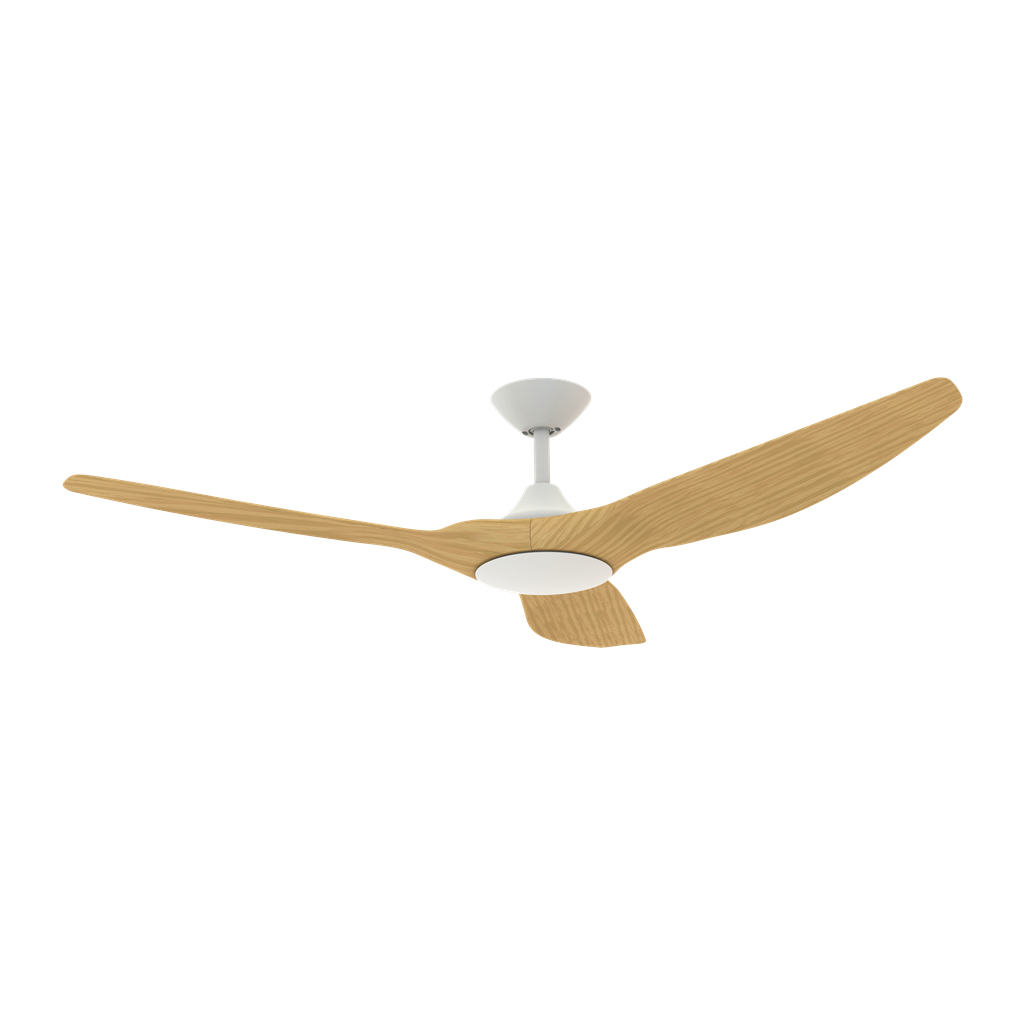 Domus Strike-60 3 Blade Ceiling Fan Tri- White-White/ Black-Black/ Black-Walnut/ White/ Oak 35W 240V - STRIKE-60