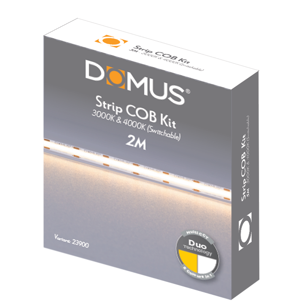 Domus STRIP-COB-KIT LED Strip Kit 3000K 4000K 6W 24V IP20- 23900, 23901